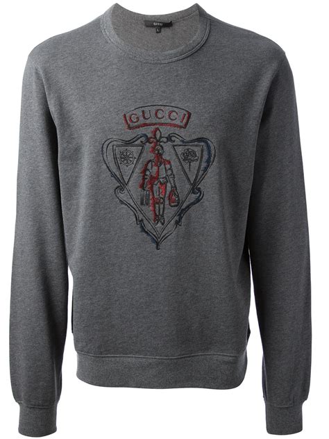 gucci crest logo sweater|Gucci inspired sweatshirt.